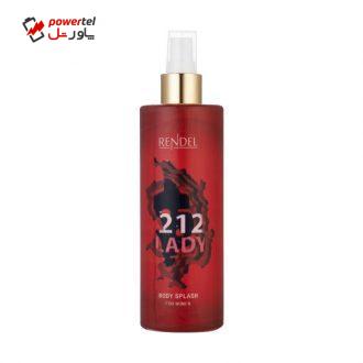 بادی اسپلش زنانه رندل مدل 212 LADY حجم 300 میلی لیتر بادی اسپلش زنانه رندل مدل 212 LADY حجم 300 میلی لیتر