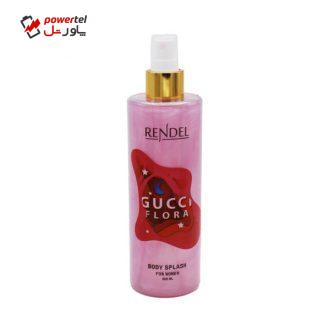 بادی اسپلش زنانه رندل مدل GUCCI FLORA حجم 300 میلی لیتر