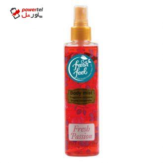 بادی اسپلش زنانه فرش فیل مدل Fresh Passion حجم 200 میلی لیتر
