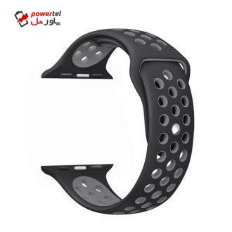 بند سیلیکونی اولوکی طرح نایکی مناسب برای اپل واچ 42 میلیمتری