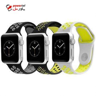 بند سیلیکونی هوکو مدل Nike Plus مناسب برای اپل واچ 42 میلی متری