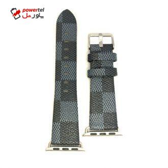بند طرح لویی ویتون مدل AW0009 مناسب برای اپل واچ 42 میلی متری