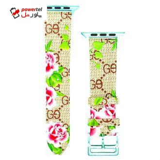 بند طرح گل کد i1003 مناسب برای اپل واچ 42/44 میلیمتری بند طرح گل کد i1003 مناسب برای اپل واچ 42/44 میلیمتری