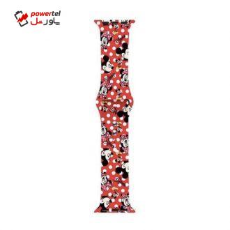 بند مدل میکی مینی مناسب برای اپل واچ 38 / 40 میلی متری