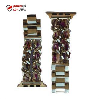 بند مدل CR-01 مناسب برای اپل واچ 42/44 میلیمتری