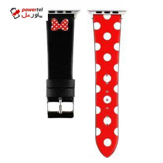بند مدل T2 طرح Minnie mouse کد i1001 مناسب برای اپل واچ 42/44 میلیمتری