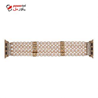بند مرواریدی مدل High End مناسب برای اپل واچ 38 میلی متری بند مرواریدی مدل High End مناسب برای اپل واچ 38 میلی متری