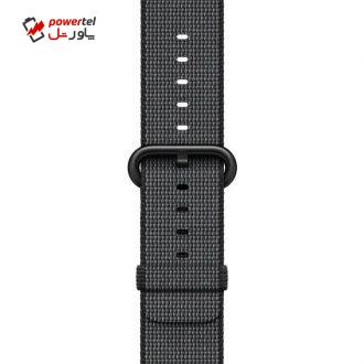 بند نایلونی اپل مدل Woven Nylon مناسب برای اپل واچ 42 میلی متری بند نایلونی اپل مدل Woven Nylon مناسب برای اپل واچ 42 میلی متری