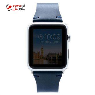 بند چرمی اس ال جی مدل D7 IBL Strap Blue مناسب برای اپل واچ 38/40 میلی متری بند چرمی اس ال جی مدل D7 IBL Strap Blue مناسب برای اپل واچ 38/40 میلی متری