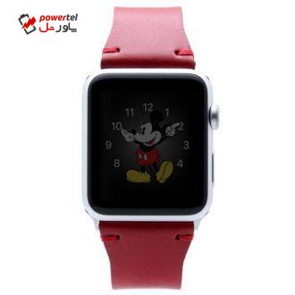 بند چرمی اس ال جی مدل D7 IBL Strap Red مناسب برای اپل واچ 42/44 میلی متری بند چرمی اس ال جی مدل D7 IBL Strap Red مناسب برای اپل واچ 42/44 میلی متری