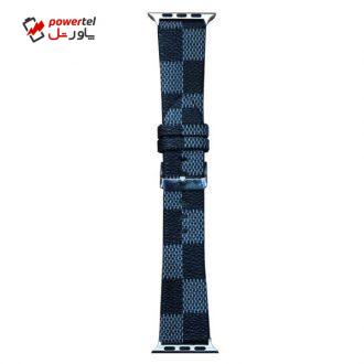 بند چرمی مدل Blue مناسب برای اپل واچ 42 میلی متری بند چرمی مدل Blue مناسب برای اپل واچ 42 میلی متری