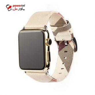 بند چرمی مدل Burberry-B2 مناسب برای اپل واچ 42 میلی متری