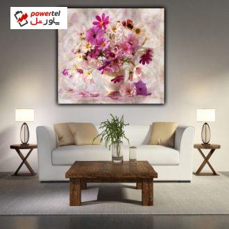 تابلو بوم طرح سبد گل کد ARTS372