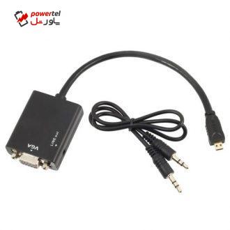 تبدیل MICRO HDMI به VGA مدل MN