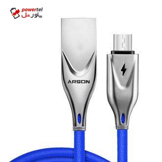 کابل تبدیل USB به microUSB آرسون مدل AN-133 طول 1 متر