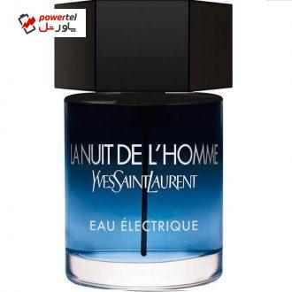 تستر ادوتویلت مردانه ایو سن لوران مدل La Nuit De Lhomme Eau Electrique حجم 100 میلی لیتر