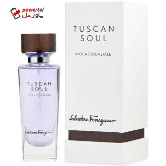 تستر ادو تویلت سالواتوره فراگامو مدل Tuscan Soul Viola Essenziale حجم 75 میلی لیتر تستر ادو تویلت سالواتوره فراگامو مدل Tuscan Soul Viola Essenziale حجم 75 میلی لیتر