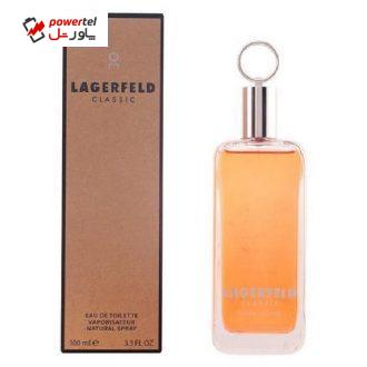 تستر ادو تویلت مردانه کارل لاگرفلد مدل Lagerfeld Classic حجم 100 میلی لیتر تستر ادو تویلت مردانه کارل لاگرفلد مدل Lagerfeld Classic حجم 100 میلی لیتر