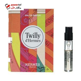 تستر ادو پرفیوم زنانه هرمس مدل Twilly dHermes حجم 2 میلی لیتر تستر ادو پرفیوم زنانه هرمس مدل Twilly dHermes حجم 2 میلی لیتر
