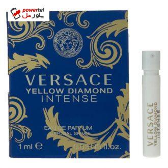 تستر ادو پرفیوم زنانه ورساچه مدل Yellow Diamond Intense حجم 1میلی لیتر تستر ادو پرفیوم زنانه ورساچه مدل Yellow Diamond Intense حجم 1میلی لیتر