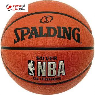 توپ بسکتبال Spalding مدل NBA Silver توپ بسکتبال Spalding مدل NBA Silver