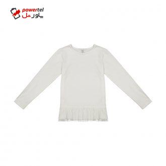 تی شرت دخترانه او وی اس مدل 009161370-WHITE