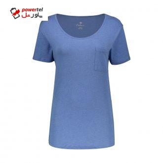 تی شرت زنانه کالینز مدل CL1026399-BLUEMELANGE تی شرت زنانه کالینز مدل CL1026399-BLUEMELANGE