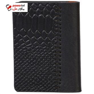 جلد مدارک رویال چرم طرح کروکودیل مدل M54-Black جلد مدارک رویال چرم طرح کروکودیل مدل M54-Black