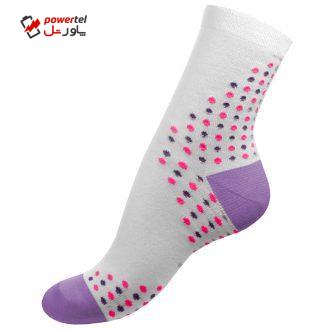 جوراب دخترانه دیزر طرح توپ توپی کد fiory1370-W-V جوراب دخترانه دیزر طرح توپ توپی کد fiory1370-W-V