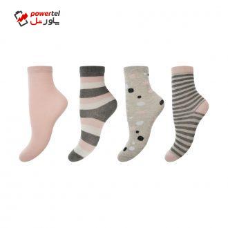 جوراب دخترانه پِنتی مدل 128-9384 مجموعه 4 عددی