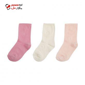 جوراب دخترانه پِنتی مدل 129-mc مجموعه 3 عددی