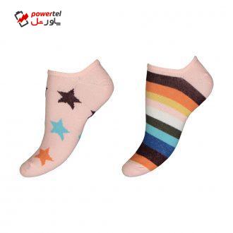 جوراب زنانه کالینز مدل CL1031788-MULTICOLOUR مجموعه 2 عددی جوراب زنانه کالینز مدل CL1031788-MULTICOLOUR مجموعه 2 عددی