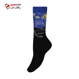 جوراب پاتریس نقاشی شب پرستاره مدل 2271237-99 جوراب پاتریس نقاشی شب پرستاره مدل 2271237-99