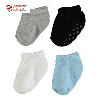جوراب پسرانه ال سی وایکیکی کد 0SH976Z1 مجموعه 4 عددی