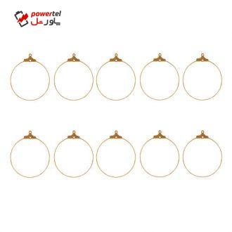 حلقه گوشواره نمدیکا کد sall010 بسته 10 عددی حلقه گوشواره نمدیکا کد sall010 بسته 10 عددی