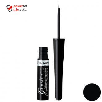 خط چشم مایع ریمل لاندن مدل Glameyes Professional شماره 001