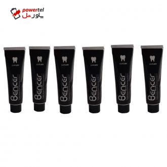 خمیردندان بنسر مدل Charcoal حجم 100 میلی لیتر بسته 6 عددی خمیردندان بنسر مدل Charcoal حجم 100 میلی لیتر بسته 6 عددی