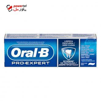خمیر دندان اورال-بی سری Pro-Expert مدل Deep Clean حجم 75 میلی لیتر خمیر دندان اورال-بی سری Pro-Expert مدل Deep Clean حجم 75 میلی لیتر