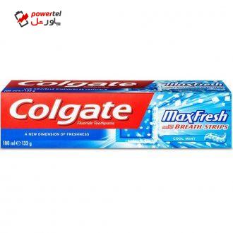 خمیر دندان خنک کننده کلگیت سری Max Fresh حجم 100 میلی لیتر