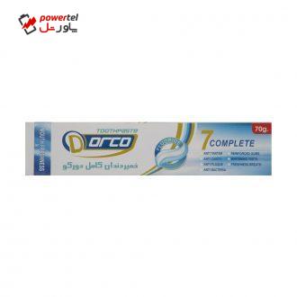 خمیر دندان دورکو مدل 7 Complete حجم 70 میلی لیتر