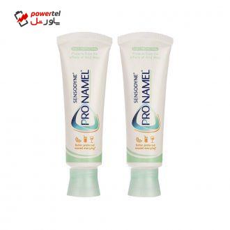 خمیر دندان  سنسوداین مدل Pronamel حجم 75 میلی لیتر بسته 2 عددی
