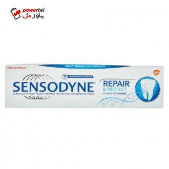 خمیر دندان سنسوداین مدل Repair And Protect وزن 120 گرم خمیر دندان سنسوداین مدل Repair And Protect وزن 120 گرم