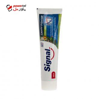خمیر دندان سیگنال مدل Herbal حجم 100 میلی لیتر خمیر دندان سیگنال مدل Herbal حجم 100 میلی لیتر