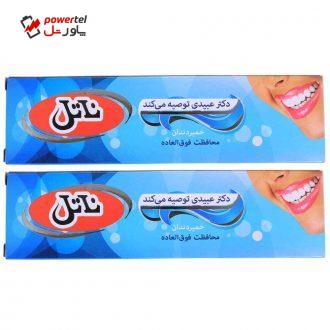 خمیر دندان ناتل کد 02 حجم 120 میلی لیتر مجموعه 2 عددی خمیر دندان ناتل کد 02 حجم 120 میلی لیتر مجموعه 2 عددی