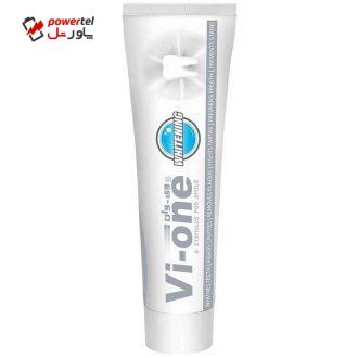 خمیر دندان وی وان مدل Whitening حجم 130 میلی لیتر خمیر دندان وی وان مدل Whitening حجم 130 میلی لیتر