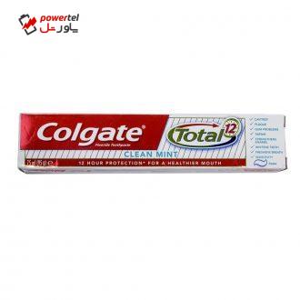خمیر دندان کلگیت مدل total12 clean mint حجم 75 میلی لیتر