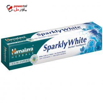 خمیر دندان گیاهی هیمالیا مدل Sparkly White حجم 75 میلی لیتر