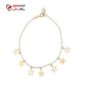 دستبند طلا 18 عیار زنانه میو گلد مدل GD1022 دستبند طلا 18 عیار زنانه میو گلد مدل GD1022