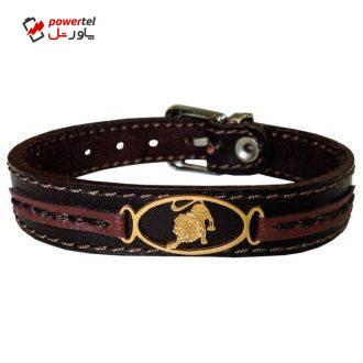 دستبند چرم وارک طرح نماد مرداد مدل پرهام کد rb76