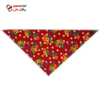 دستمال سر و گردن دخترانه طرح گل کد 02